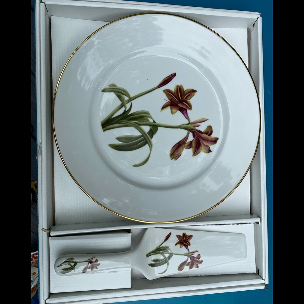 Cake Plate/Server Set Andrea By Sadek